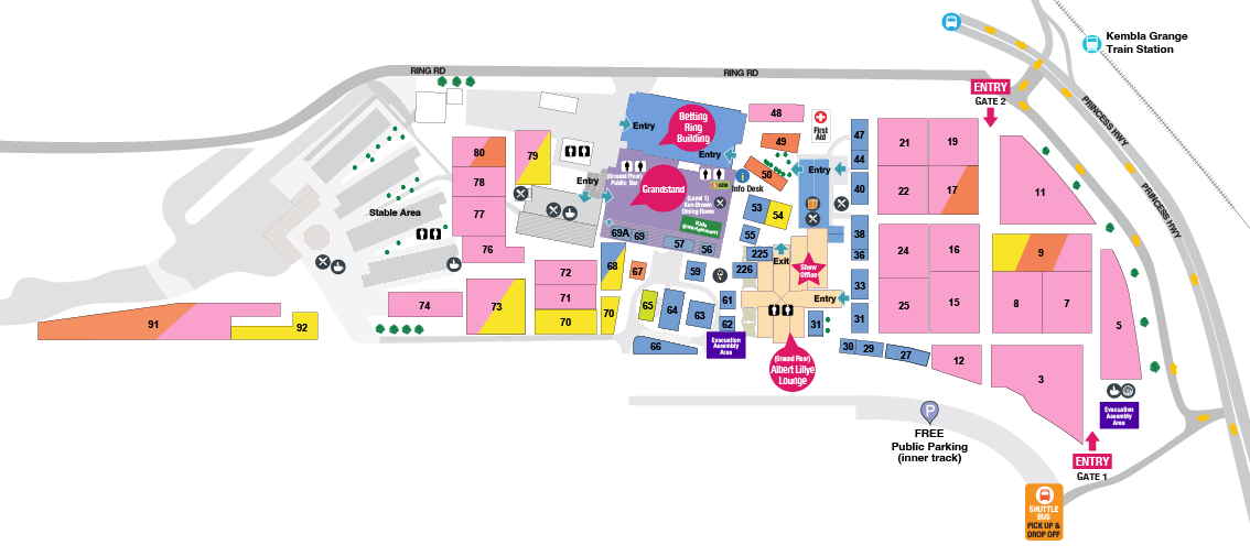 Illawarra Caravan Lifestyle Expo Outdoor Map