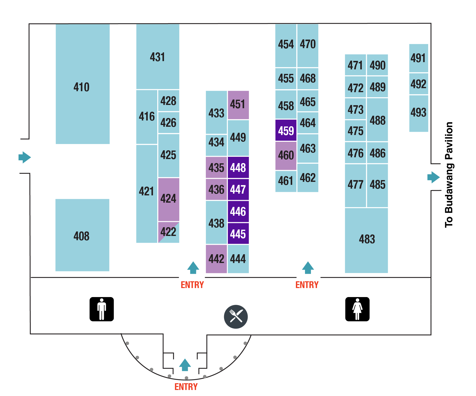 Canberra Caravan Camping Lifestyle Expo Coorong Pavilion Map