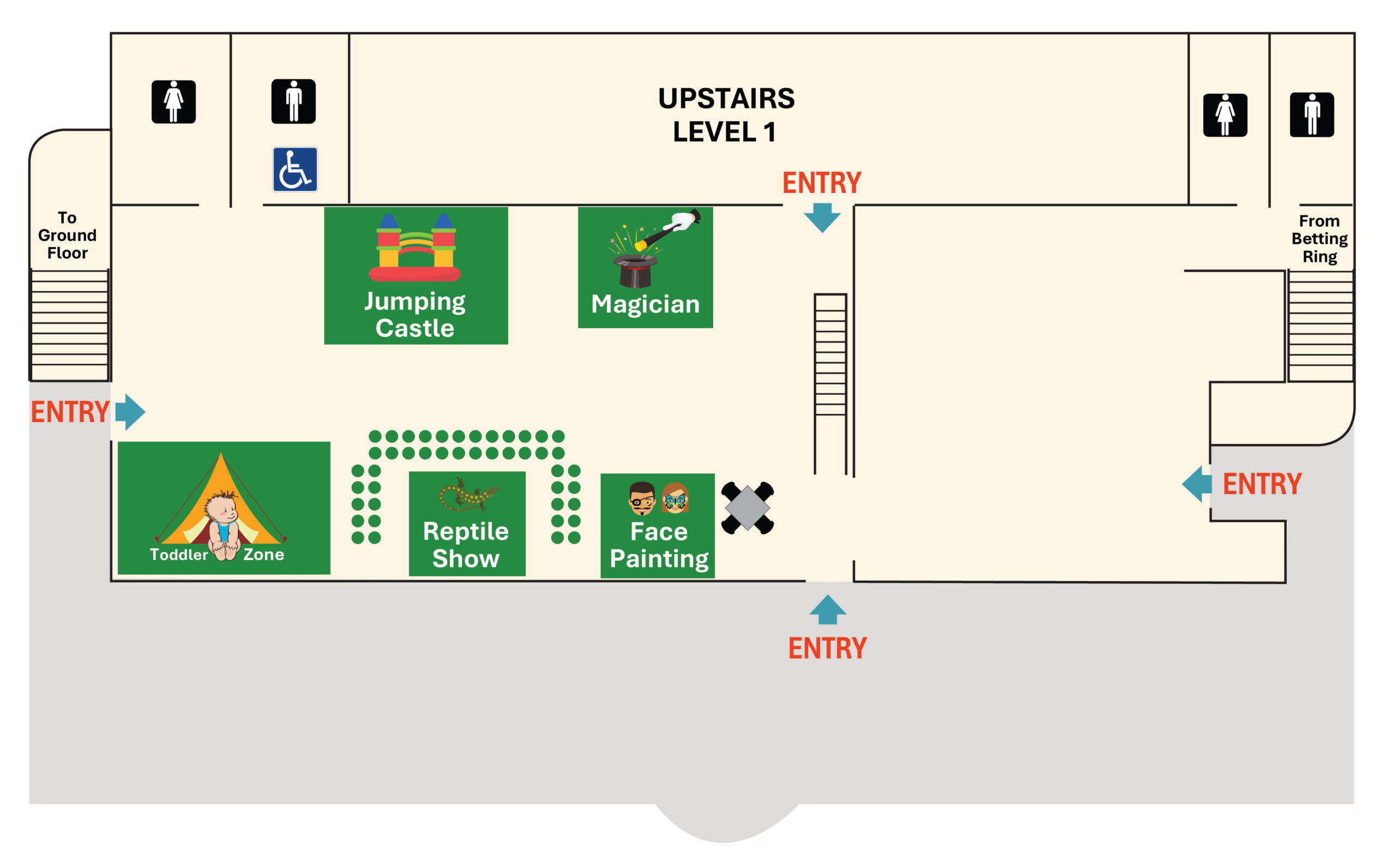 Illawarra Caravan Lifestyle Expo Bistro Dining Map
